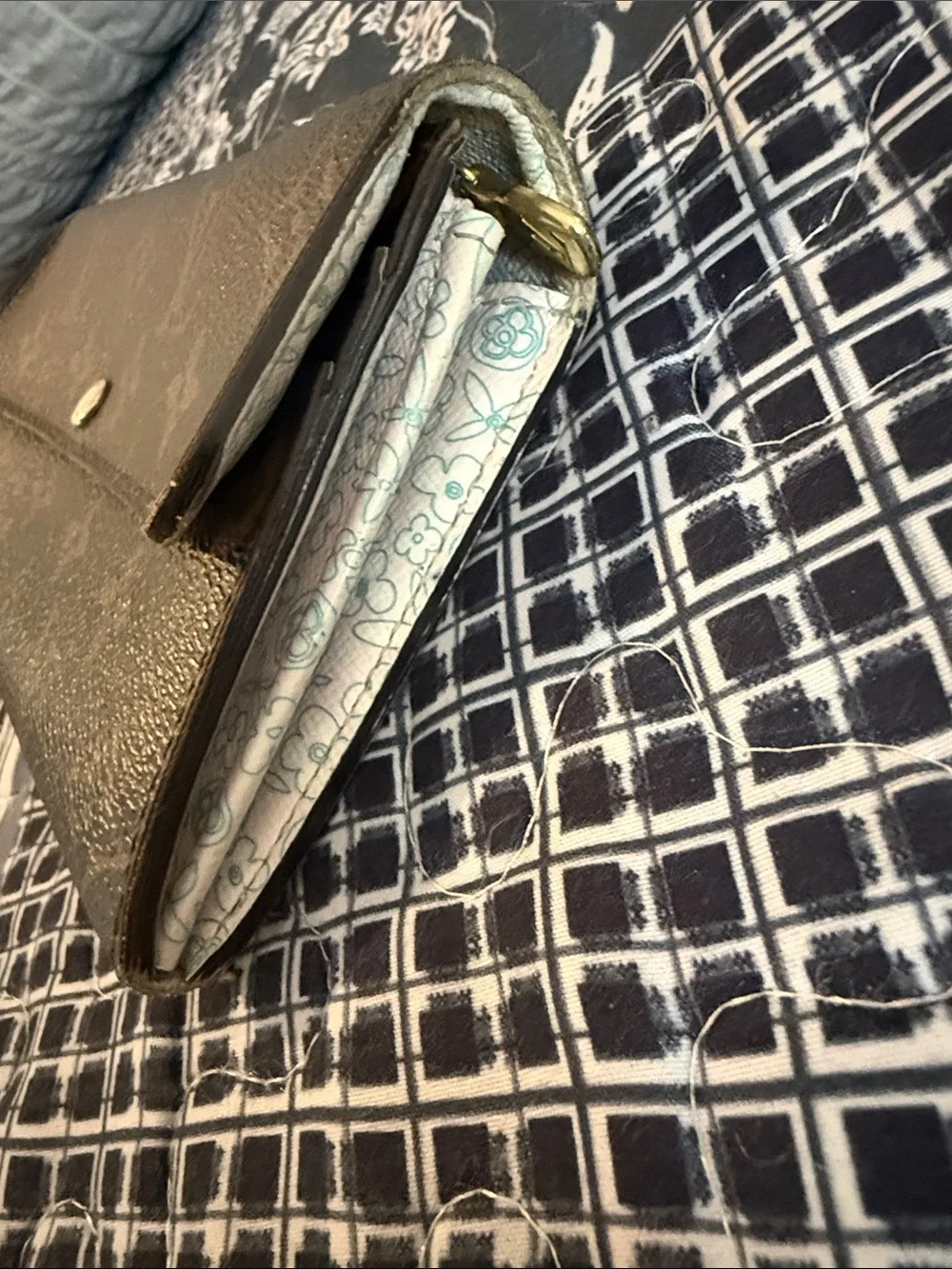 Louis Vuitton Brown Monogram Canvas Continental Wallet
